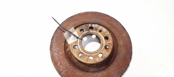 Audi A6 S6 C6 4F Rear brake disc neventiliuojamas