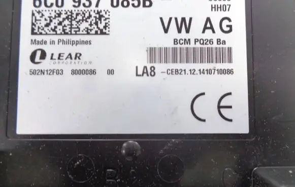 Volkswagen Polo V 6R Comfort/convenience module 6C0937085B