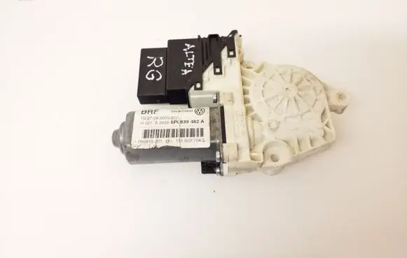 Seat Altea Rear door window regulator with motor 5P0839462A 1K0959704E