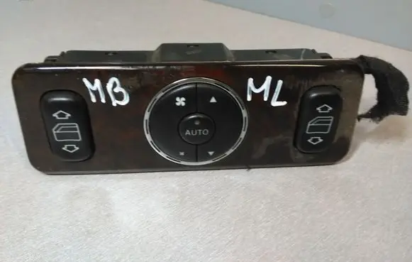 Mercedes-Benz ML W163 Climate control unit A1638200426 54160802Q4 03420620