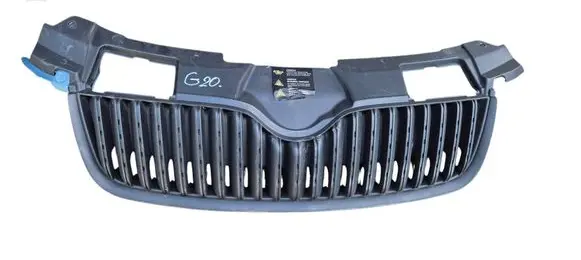 Skoda Roomster (5J) Front bumper upper radiator grill 5J0853668
