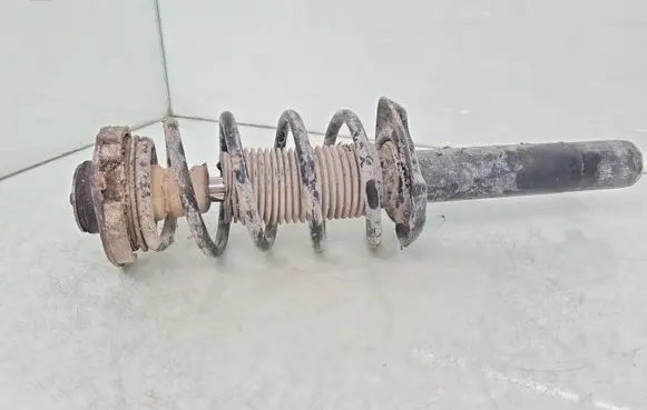 Front shock absorber with coil spring
