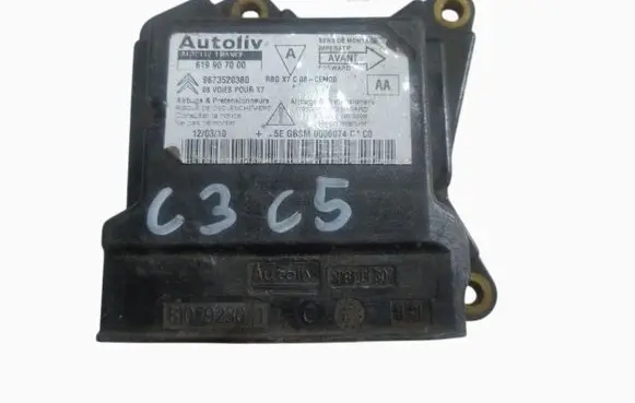 Citroen C3 Airbag control unit/module 9673520380