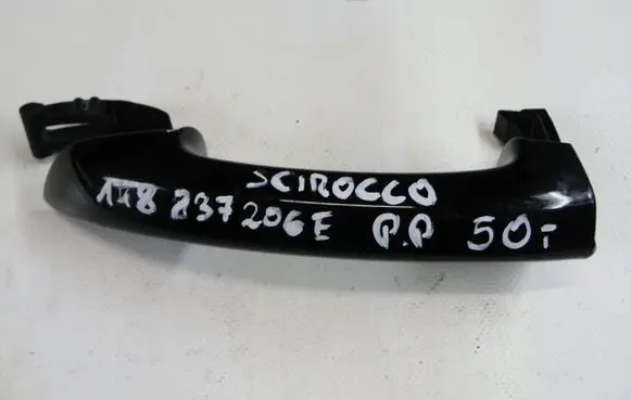 Volkswagen Scirocco Loading door exterior handle/bracket 1K8837206E