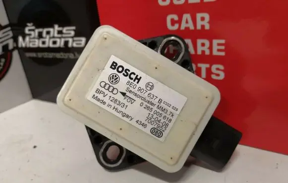 Audi A6 S6 C6 4F ESP acceleration yaw rate sensor 8E0907637B