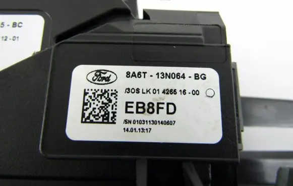 Ford B-MAX Multifunctional control switch/knob 8A6T13335BC