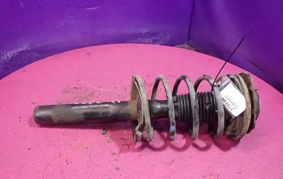 Front shock absorber with coil spring