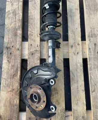 Front shock absorber with coil spring
