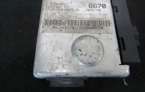 Fiat Punto (188) Power steering control unit/module 26076670027 z3078331013