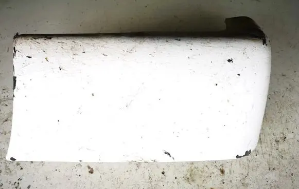 Rear bumper corner part panel trim