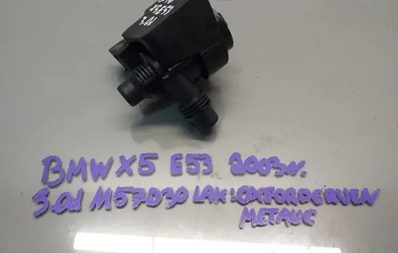 BMW X5 E53 Electric auxiliary coolant/water pump