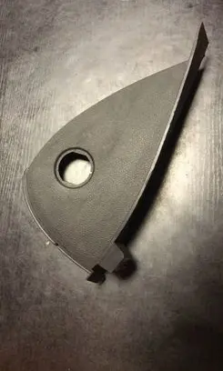 Dashboard side end trim