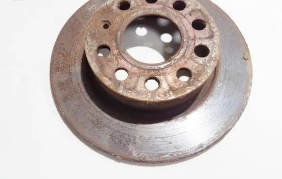Skoda Octavia Mk2 (1Z) Rear brake disc neventiliuojamas