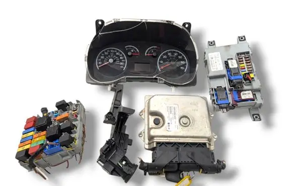 Fiat Doblo Engine ECU kit and lock set BC.0118966.B 55260725