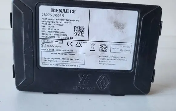 Renault Kadjar Other control units/modules 282757006R