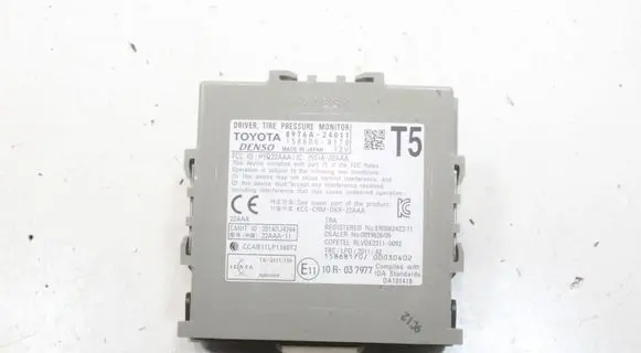 Lexus RC Tire pressure control unit 8976A24011