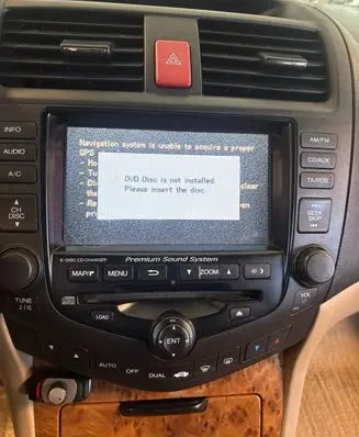Honda Accord Radio/CD/DVD/GPS head unit 39050SEFG420M1 RG843RD 153281KHH