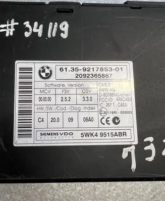 BMW 3 E90 E91 Suspension control unit/module 6135921785301