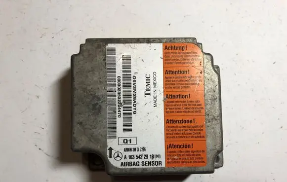 Mercedes-Benz ML W163 Airbag control unit/module A1635422918 A163542291880