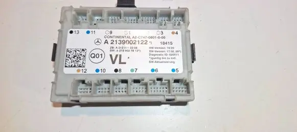 Mercedes-Benz E W213 Door control unit/module A2139002122