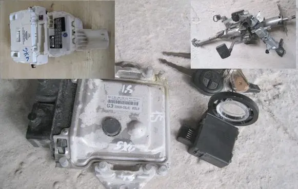 Suzuki SX4 Engine control unit/module 3392055L01 0261S09238 3397065J00