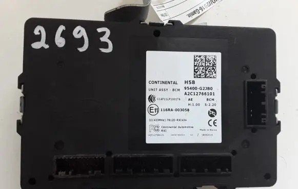 Hyundai Ioniq Other control units/modules 95400G2JB0