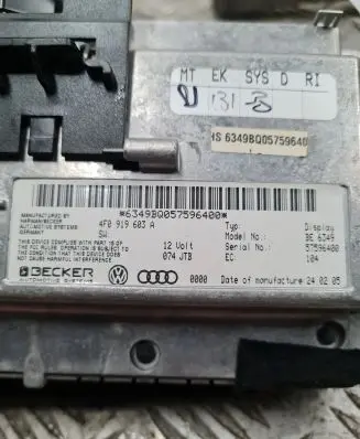 Audi A6 S6 C6 4F Speedometer (instrument cluster) 5550007301 4F1857115B 4F0919605A