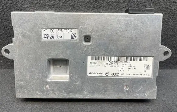 Audi A6 S6 C6 4F MMI control unit 4F0910731J 4E0035729