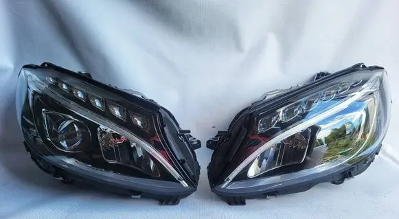 Mercedes-Benz C W205 Headlights/headlamps set A2059063703 A2059063803 030128423406