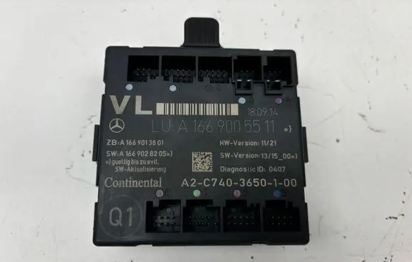 Mercedes-Benz GLA W156 Door control unit/module A1669005511