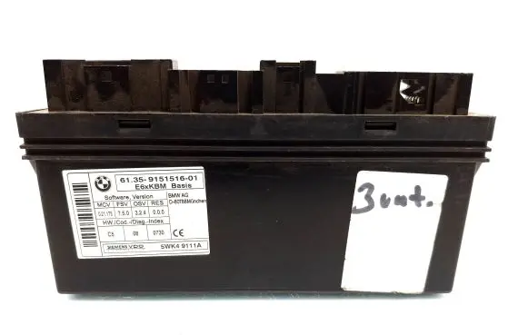BMW 5 E60 E61 Comfort/convenience module 9151516 5WK49111A