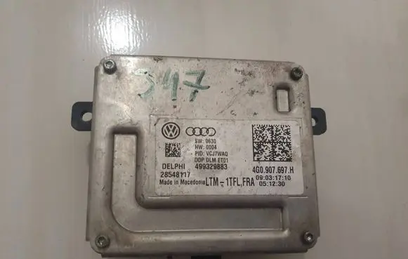 Audi A6 C7 Voltage converter/converter module 499329883 4G0907697H 28548117