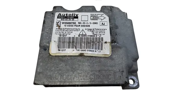 Peugeot 407 Airbag control unit/module 9655880780 603602600