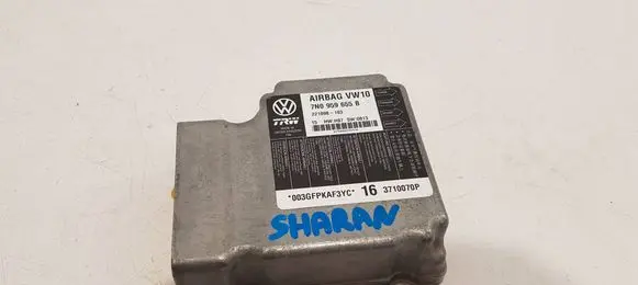 Volkswagen Sharan Airbag control unit/module 7N0959655B