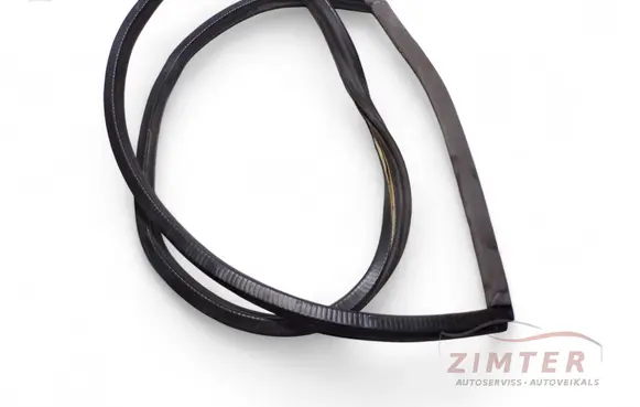 Rubber seal rear door