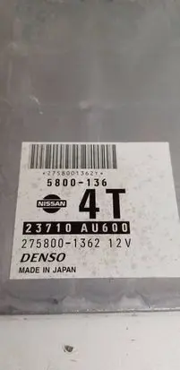 Nissan Primera Engine control unit/module 23710AU600 2758001362