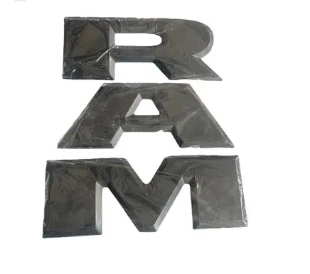 Dodge RAM Rear loading door model letters 
