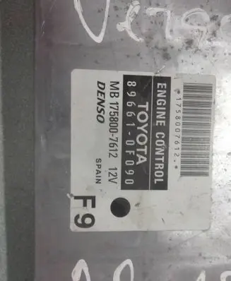 Toyota Corolla Verso AR10 Engine control unit/module 896610F090 1758007612 MB1758007612