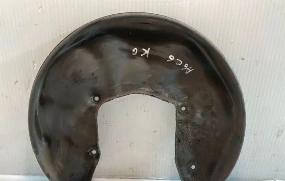 Audi A6 S6 C6 4F Rear brake disc plate dust cover 