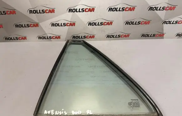 Rear vent window glass