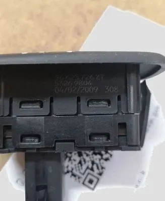 Citroen C5 Electric window control switch 96623726XT