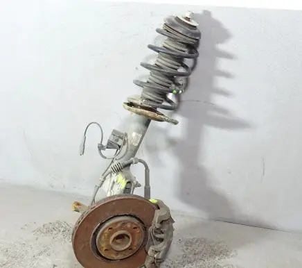 Front shock absorber with coil spring