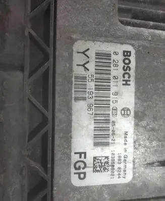 Opel Signum Engine control unit/module 55193967 0281011915 1039S00014