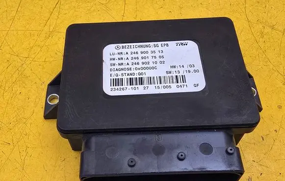 Mercedes-Benz B W246 W242 Hand brake control module A2469003513 A2469017505 A2469021002