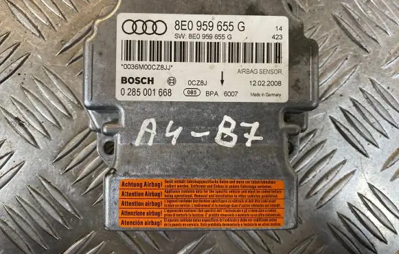 Audi A4 S4 B7 8E 8H Airbag control unit/module 8E0959655G 0285001668