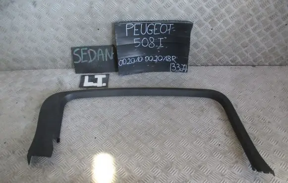 Peugeot 508 Rear door window/glass frame 9676605277