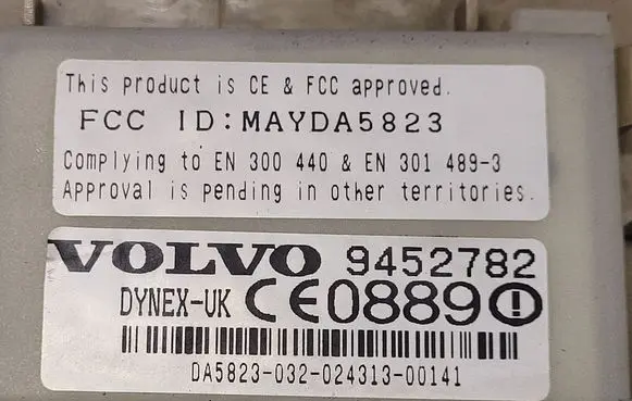 Volvo XC90 Alarm control unit/module 9452782