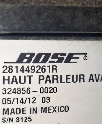 Renault Scenic III - Grand scenic III Audio system kit 280632795R