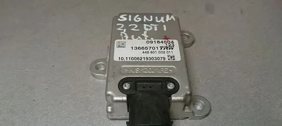 Opel Vectra C ESP acceleration yaw rate sensor 09184504 13665701 448801002011