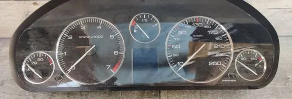 Peugeot 407 Speedometer (instrument cluster) A2C53106696 9658138080 106696009277